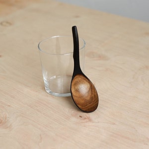 Chinese soup spoon | Wood soup spoon | Asian soup spoon | Handcarved spoon | Wooden eating spoon | Restaurant ware | Japanese dinnerware