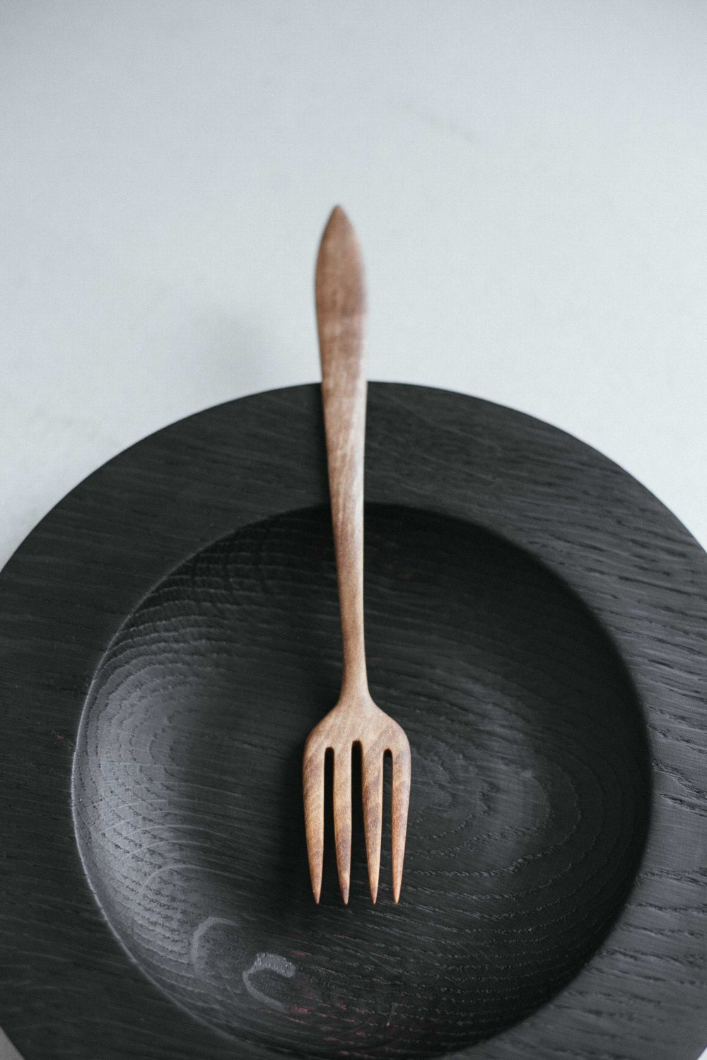 Fork for eating Wooden eating fork Rustic fork kitchen Wood Etsy