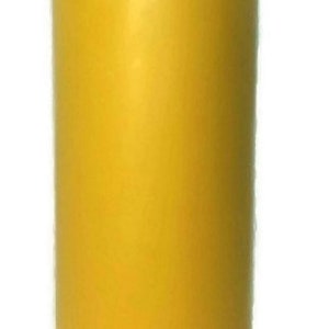 Organic Beeswax Pillar Candle: Golden Yellow, Unscented (2.25&quot; x 9&quot;)