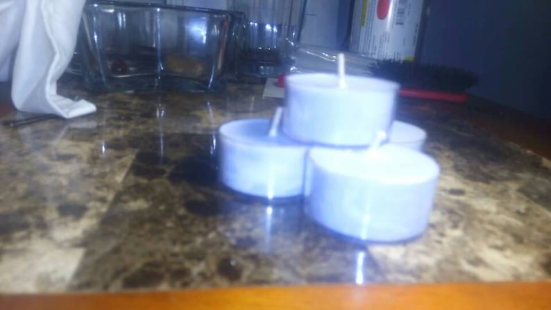 Tea Light Candles Bulk Tea Light CandleAll Natural Soy Wax Handmade Soy Wax Tea Light lavender vanilla tea light lavender color 12 pack