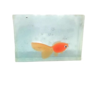 Kids Soap/ Fun Soap With Toy inside - Soap Favor / Gift Set, Natural Soap or Body Soap 3.5 Oz each Glycerin Soap, fish soap