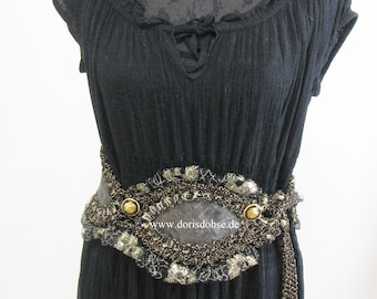 Crochet belt, traditional belt, feminine, glamour, delicate,embroidered,crochet,exclusive belt, trendy belt, bohemian