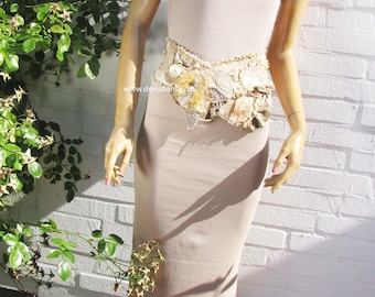 Crochet belt, traditional belt, feminine, glamour, delicate,embroidered,crochet,exclusive belt, trendy belt, bohemian