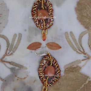 Playfull art Earrings fantasy Deco Earrings large exclusive eye-catching GlamourChandelier Earrings exclusive