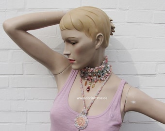 Bib jewelry scarf graceful constume jewelery craw band statement necklace perfekt gift