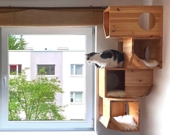 Wooden Modular Cat House