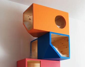 Colorful Catissa, Modular Cat House