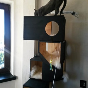 Black Catissa, Modular Cat House image 3