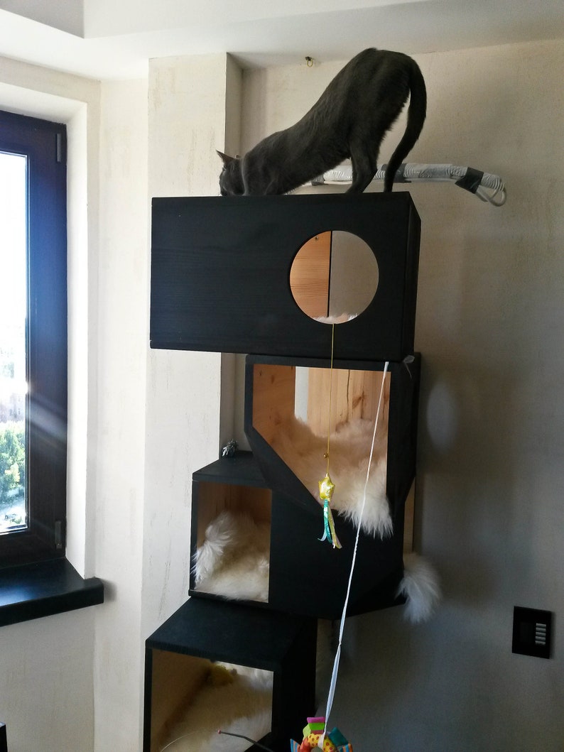 Black Catissa, Modular Cat House image 3