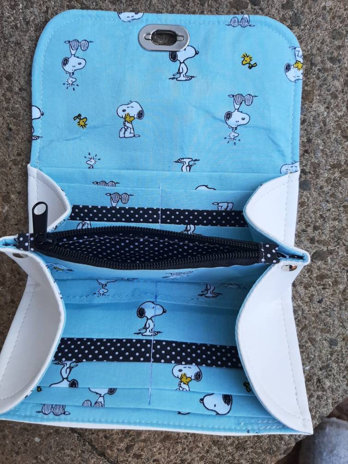 Peanuts gang snoopy purse wallet pocketbook. Etsy
