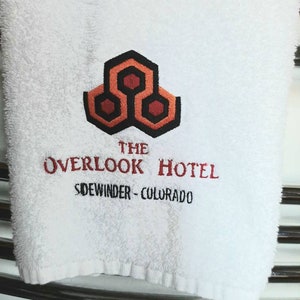 The Shining- Overlook Hotel - Bathroom Hand Towel - Horror / Drama/Film. Stephen King Classic