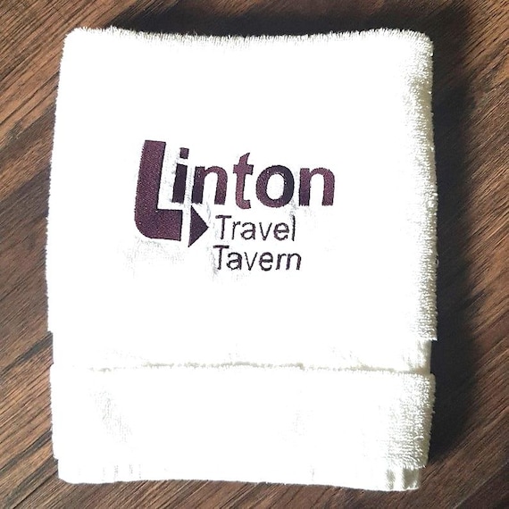 Linton Travel Tavern - Bathroom Hand Towel - Alan Partridge / TV Comedy