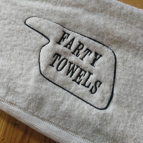 Fawlty Towers - Farty Towels - Bathroom Hand Towel - Classic TV Sitcom Comedy