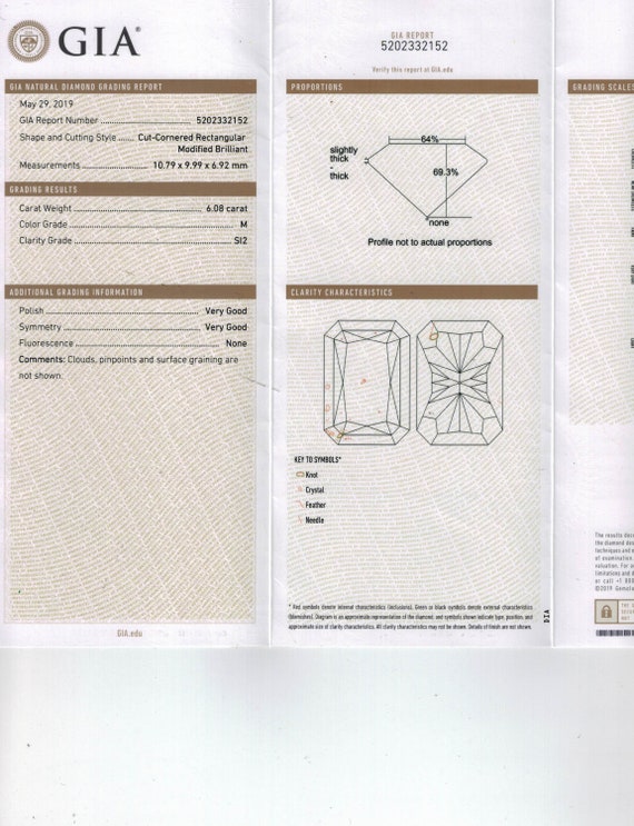 RESERVED GIA 7.58ctw Estate Radiant Cut & Trapezo… - image 3