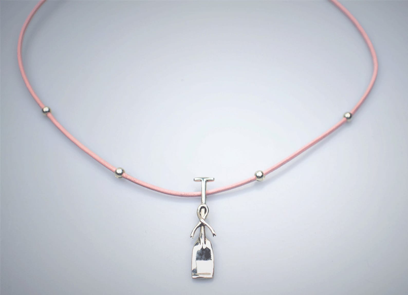 In the Pink Dragon Boat Paddle Necklace Etsy