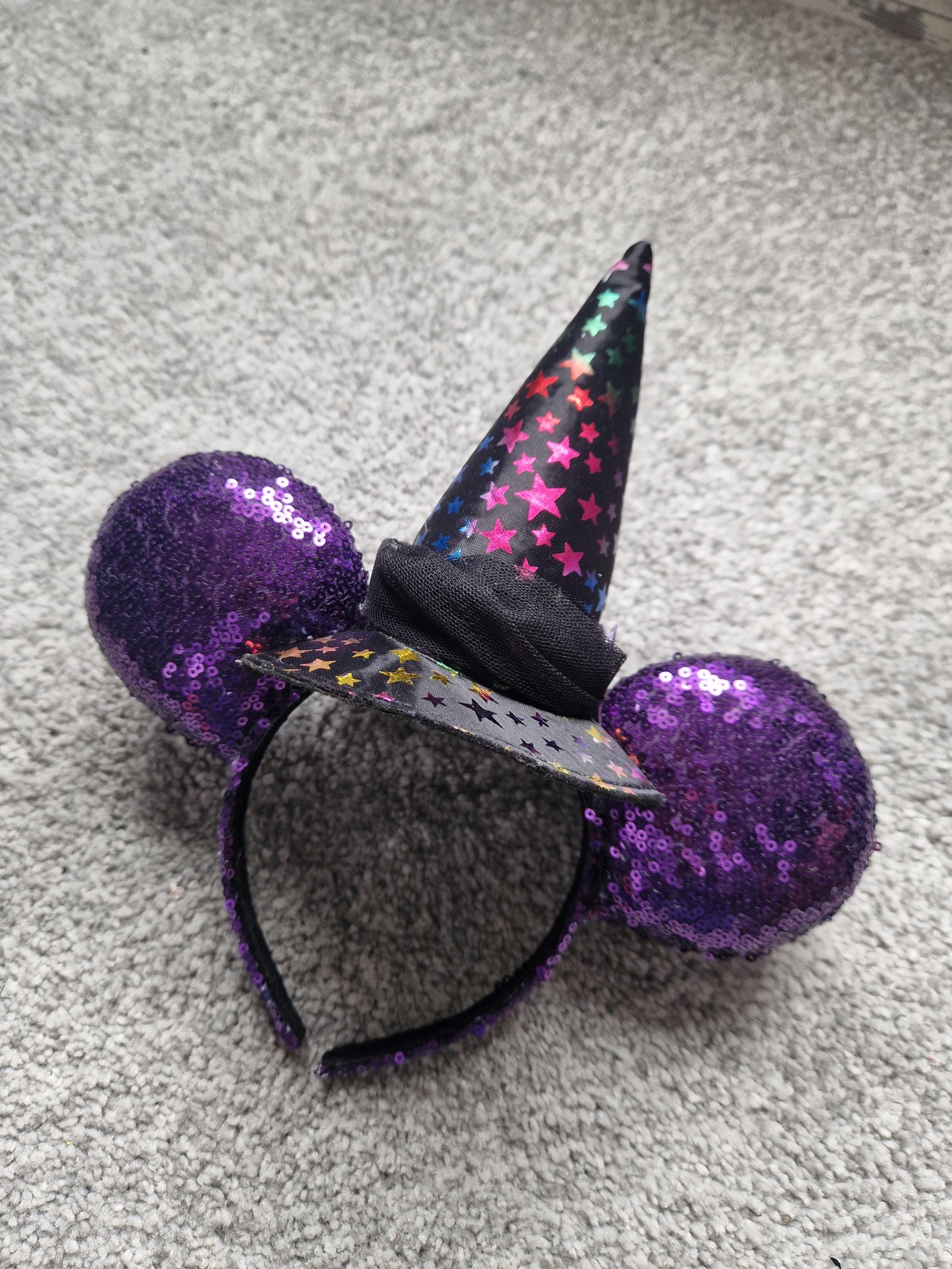 Disney ears with witch hat Transparent Sorcerer Mickey Ears Pre-Order main image 3