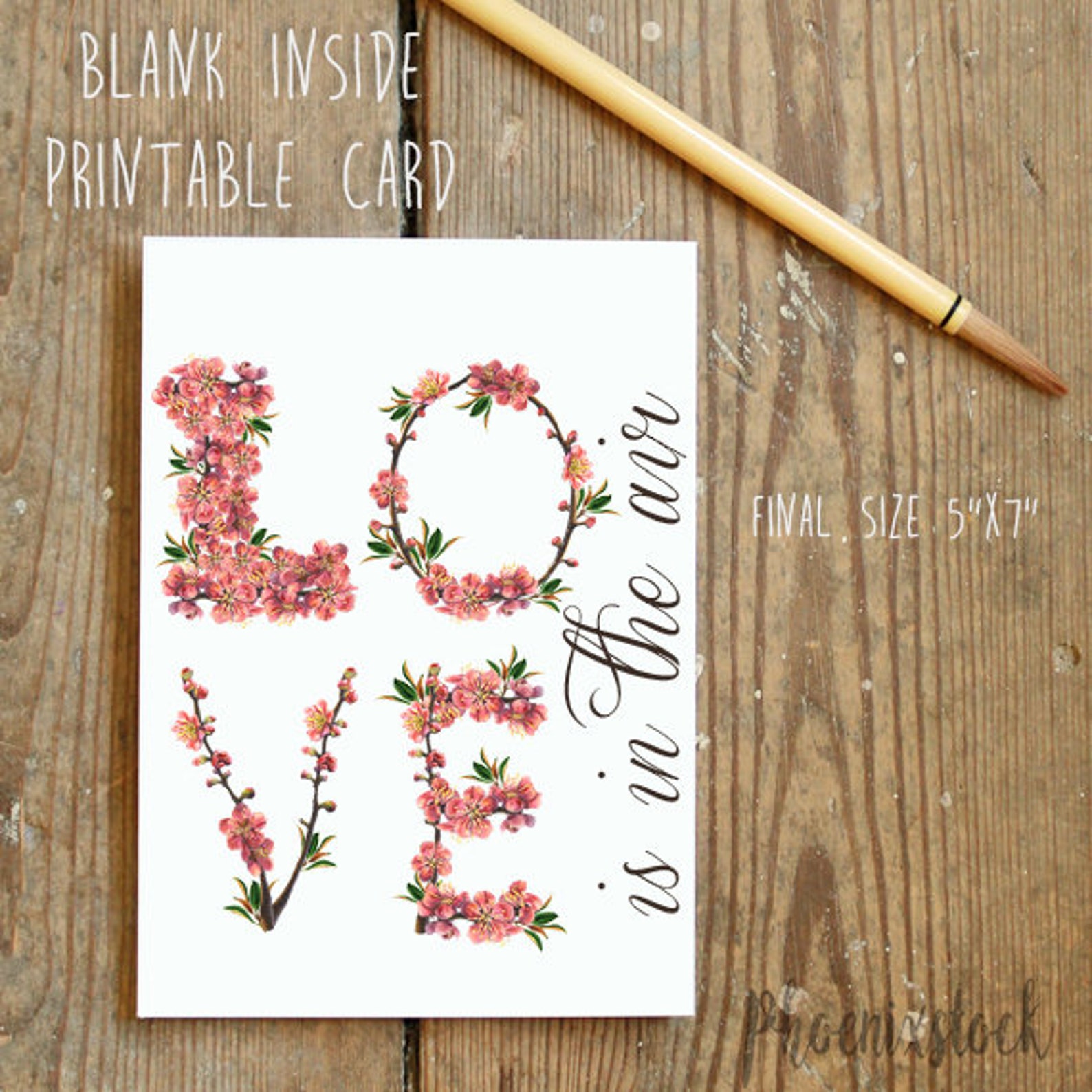Valentine's Day Printable Card/valentine's Day Card/wedding Invitation ...