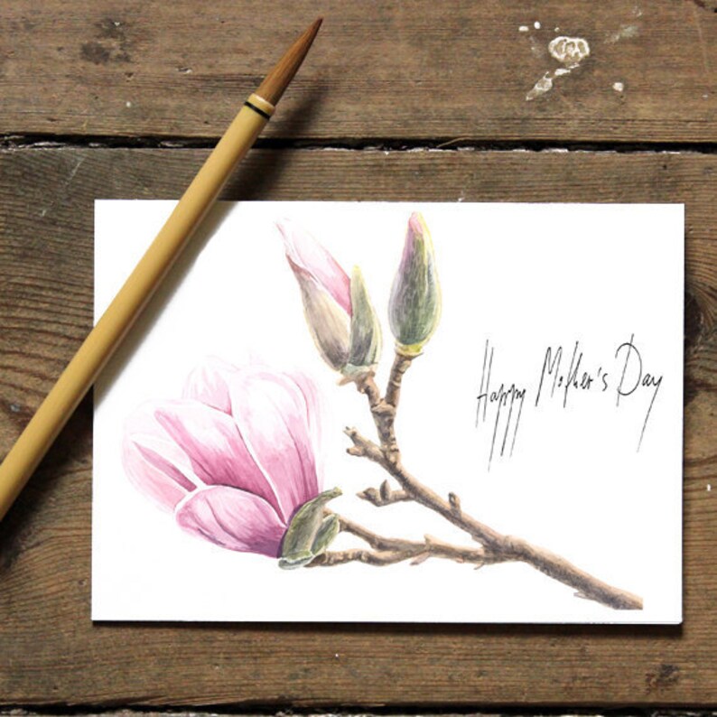 Happy Mother's Day Printable Card/mother's day card/card for mom/gift for mum/watercolor flower flower card mum card floral digital card 