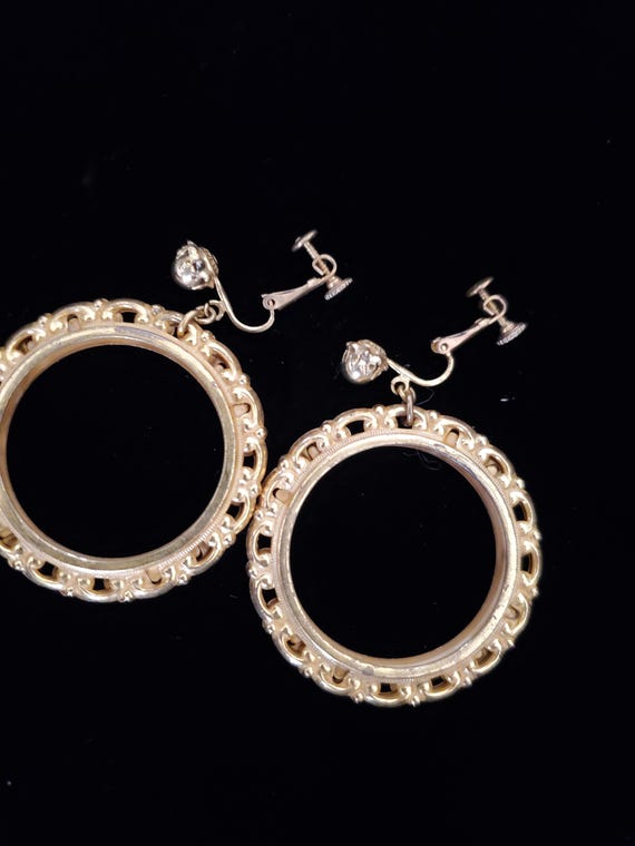 Signed Miriam Haskell Mid Century 1950s gold tone… - image 8