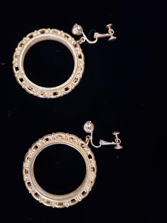 Signed Miriam Haskell Mid Century 1950s gold tone… - image 9