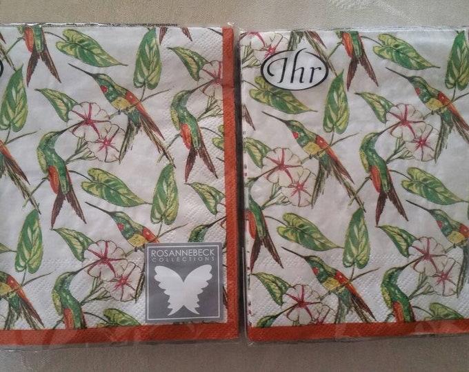 German Made Beautiful Pack 20 Napkins, Luncheon Germany IHR 13x13 Three