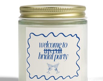 Welcome to my Cult Bridesmaid Proposal Candle, It's Giving Bridesmaid Proposal Gift, Gen Z Lingo Bridal Party Candle, Proposal Box Idea