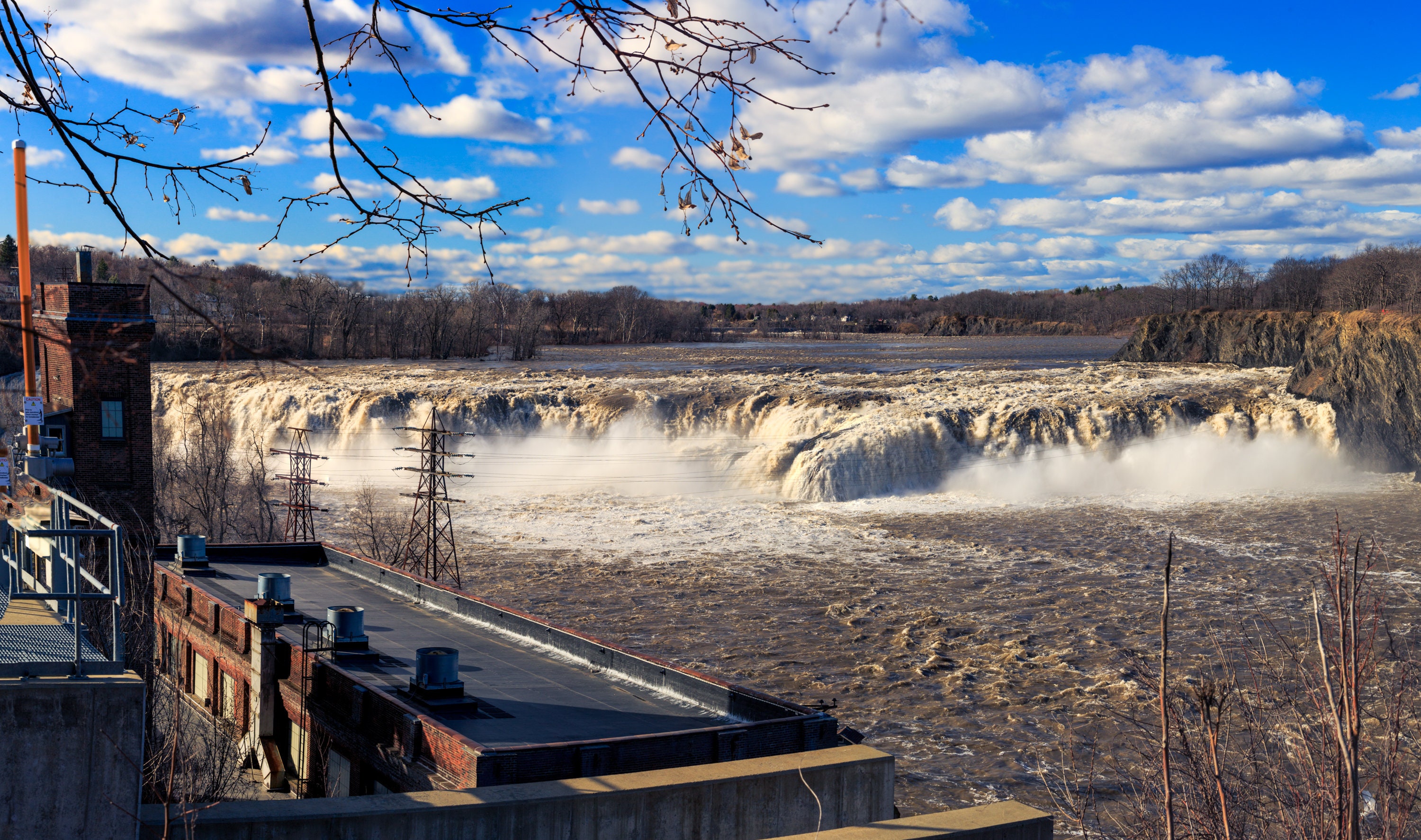Waterfall Landscape Cohoes Falls, Waterford, NY Printable Art