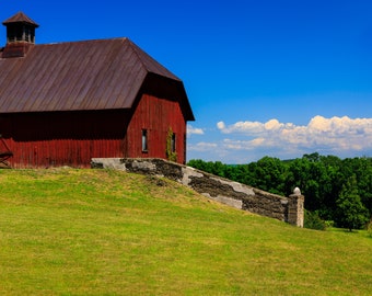 Rural Upstate NY Hudson Valley country scene printable art. Olana property, home Frederick Church. Historic wall decor. Digital Image