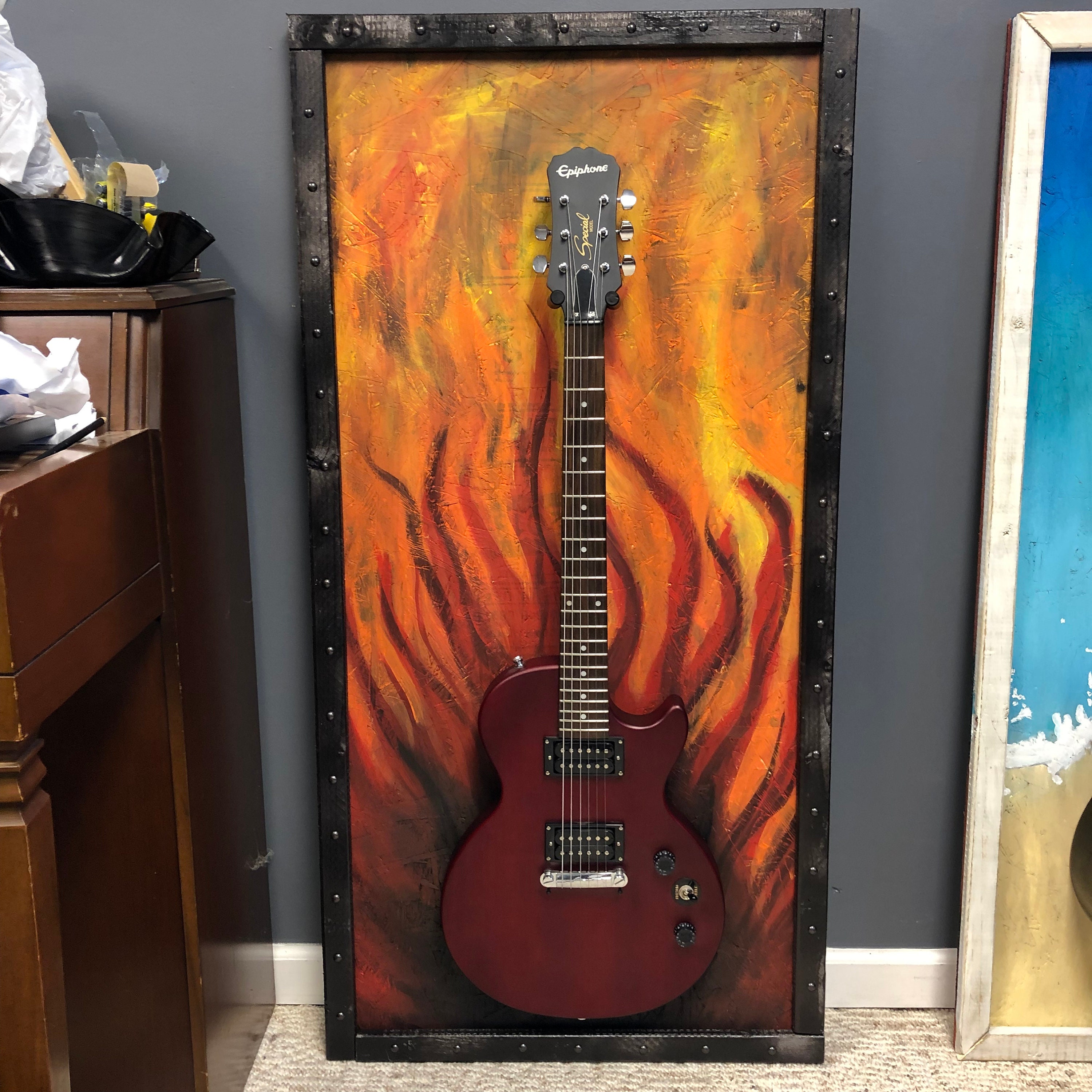 Custom Guitar frame display basic design Etsy