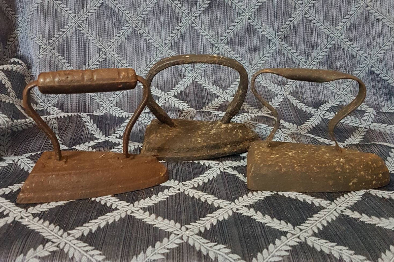 Antique irons Cast iron Rustic iron Home decoration Etsy