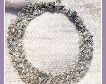 Multi strand choker, Vintage jewelry, Seed beads necklace, Elegant choker