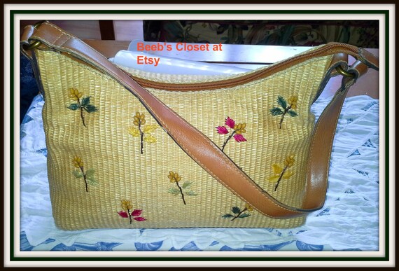 fossil beach bag