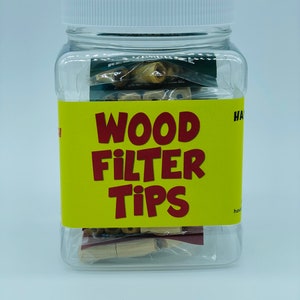 Wood Filter Tip 100 Jar