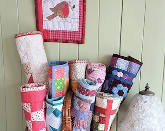 The Little Raggy Quilt Course - Contains Twelve Seasonal Quilting (PDF) Workshops Plus Extra Patterns Tips and Techniques All in One Bundle!