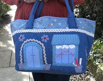 Raggy Caddy Sewing Pattern, Craft Project Bag (PDF)