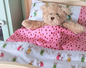 A Beginners Little Bed Set (Digital PDF) Sewing Pattern by Raggy Robin Ideal for a Starter or Child to Try