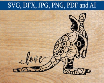 Download Kangaroo Svg Etsy