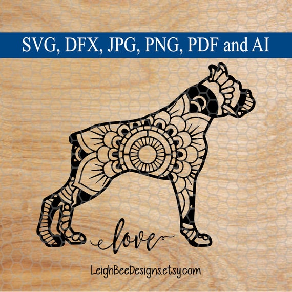 Download Boxer Svg Boxer Mandala Svg Mandala Dog Mandala Mandala Etsy