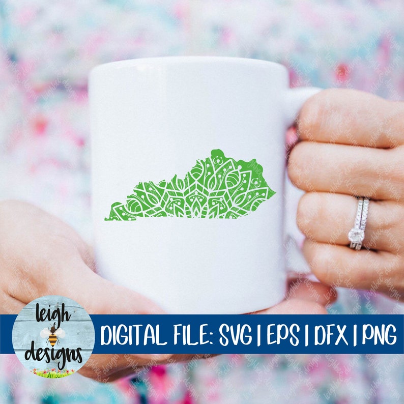 Kentucky DFX Kentucky Mandala SVG EPS Cut File Clip Art Art & Collectibles puhlsphotography.com