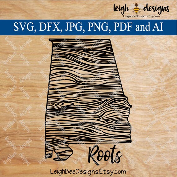 Alabama Roots Wood Grain Svg Wood Grain Svg File Svg Files Etsy