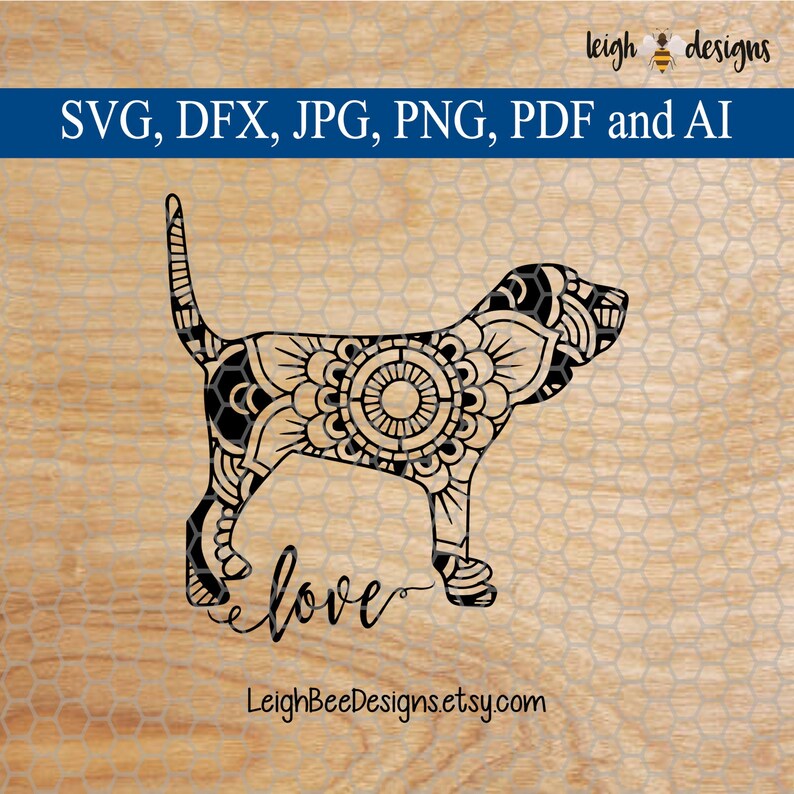 Download Clip Art Art Collectibles Mandala Svg Mandala Cut Files Commercial Use Svg Dog Svg Bloodhound Mandala Svg Dog Mandala Bloodhound Svg Cutting Files Cut File