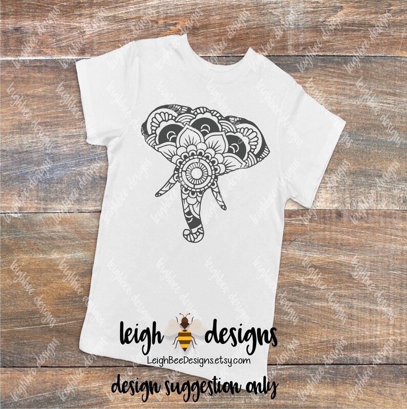 Download Elephant Head SVG Elephant Mandala svg Mandala Svg | Etsy