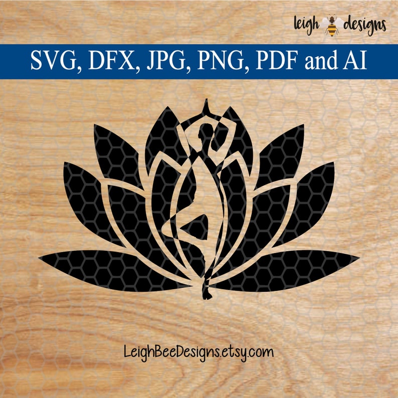 Download Lotus Flower SVG Yoga Pose SVG SVG svg File svg Files svg ...