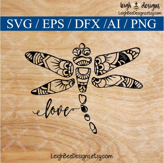 Dragonfly Mandala Svg Svg Svg Files Svg Files For Cricut Etsy
