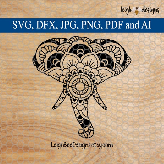 Download Elephant Head Svg Elephant Mandala Svg Mandala Svg Etsy
