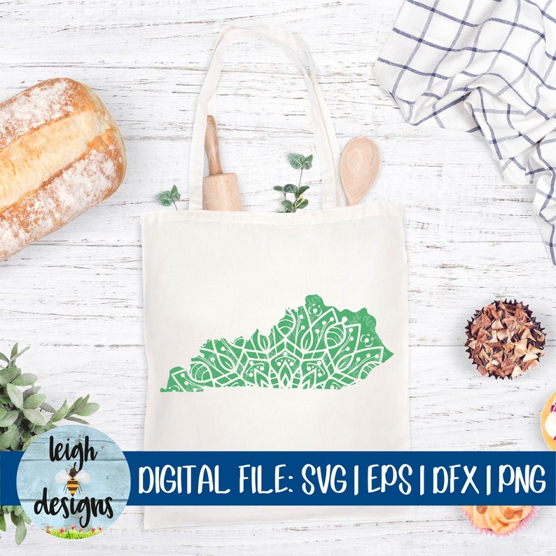 Download Clip Art Kentucky Dfx Eps Cut File Kentucky Mandala Svg Art Collectibles