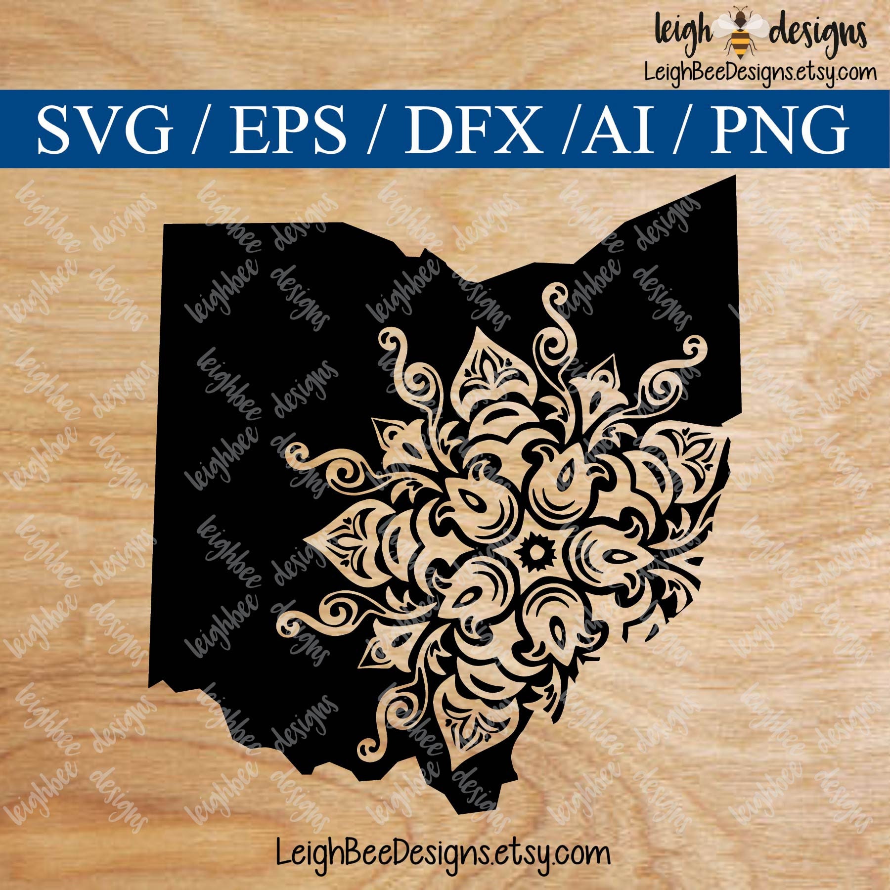 Download Ohio State Mandala Svg Mandala Ohio Svg Svg Files Svg Svg Etsy