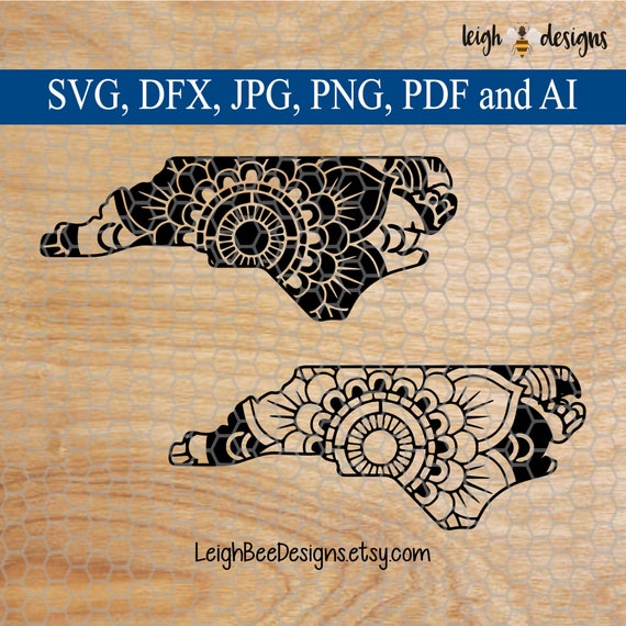 Download North Carolina Mandala Svg Mandala Svg Svg Files Svg Svg Etsy