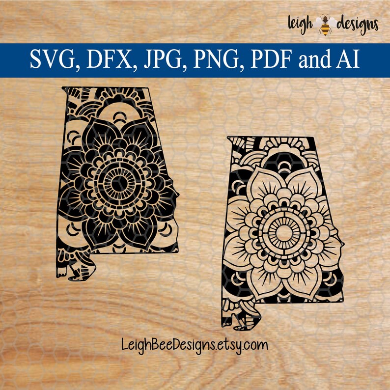 Download Alabama Mandala Svg Mandala Svg Svg Files Svg Svg File Etsy