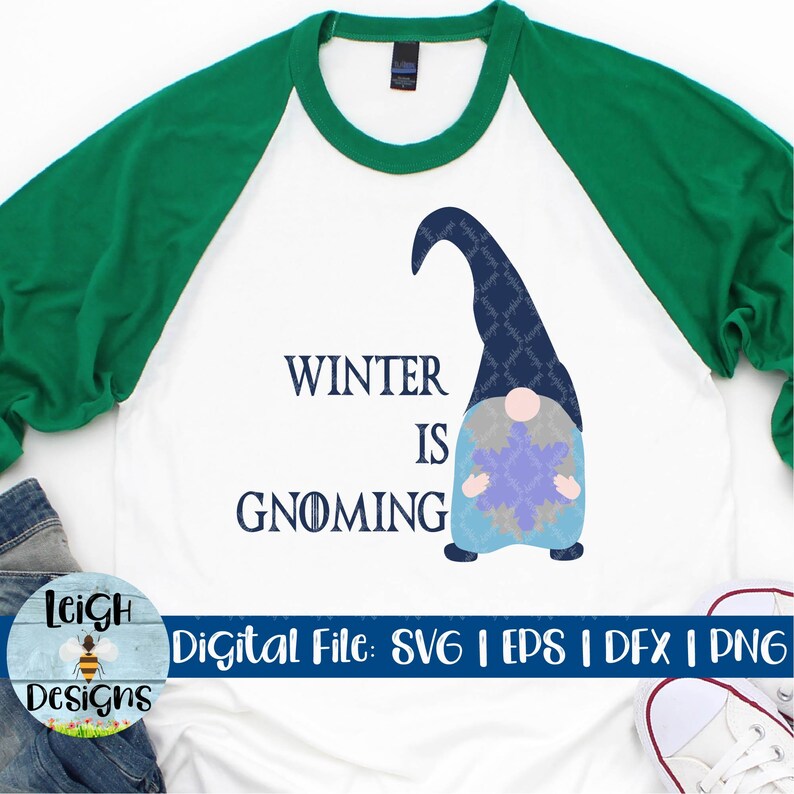 Download Gnome svg Winter is Gnoming SVG PNG EPS Cut File and | Etsy